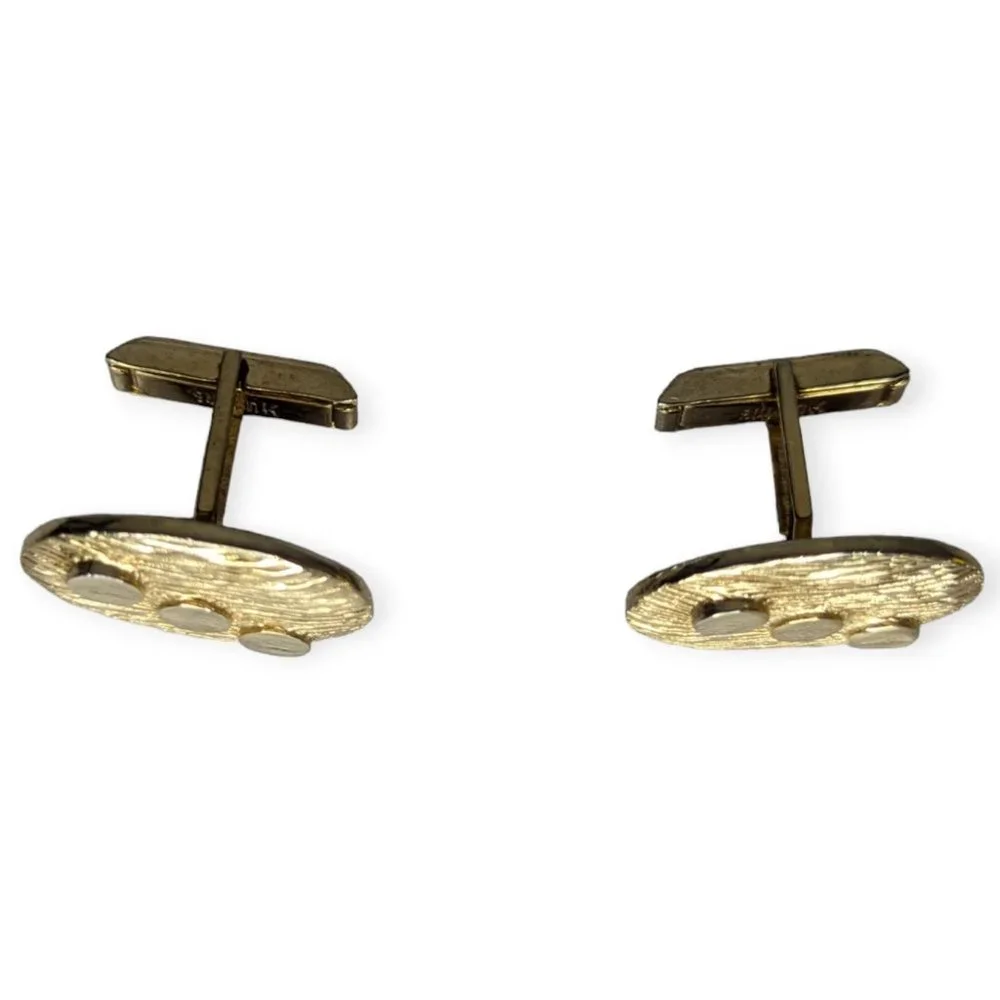 Swank Gold Tone Men's Cufflinks